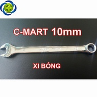 C-MART F0501-10 10mm polished wrench Spanner Set Spanner