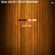 Arai Rx-7 RR5 small Uv Transparent Sticker