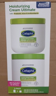 Cetaphil Moisturizing Cream 20 oz,+16oz.. 2-pack