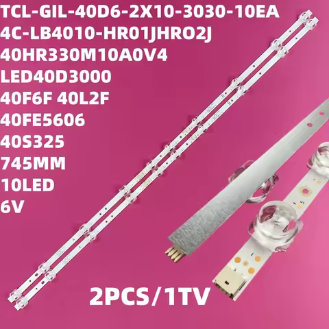 LED strip(2) For THOMSON 40FE5606 L40S6500 LED40D3000 L40s5600 40S321 40S325 40S6500FS 40S6500 40F6F