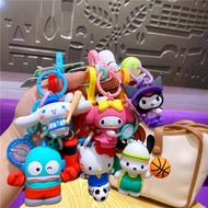 GANTUNGAN Original Sanrio Keychain Kuromi Melody Cinnamonroll Sanrio Keychain