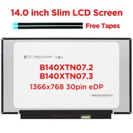 14.0-inch Slim Laptop LCD Screen B140X07.2 B140X07.3 NT140WHM-N43 N140BGA-EA4 for Acer 5 A514-53 A51