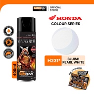 Samurai H231 Bluish Pearl White Honda Colour - Aerosol Coating Spray Paint for Automotive Car Motorc