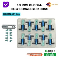 JTTOP" 10 PCS GLOBAL FAST CONNECTOR JOSS SC UPC
