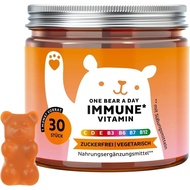 One Bear A Day Immune Vitamin Gummies – Mit Vitamin D, E, C, B6, B12, Niacin, Biotin & Propolis-Extr