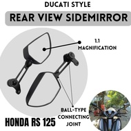 Motorcycle Side Mirror for HONDA RS 125| Ducati Style Rear Side Mirror