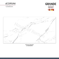 Granit Lantai Motif Marmer 120x60/dCorsini Calacata/Granit Top Table