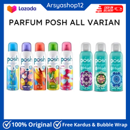 READY STOCK POSH PERFUMED BODY SPRAY 150 ML ALL VARIAN HIJAB CHIC LION JAPAN PEWANGI PENGHARUM BADAN