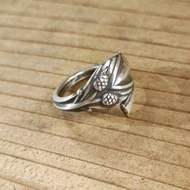 簡約卻不失個性。日本古董銀湯匙再製戒指_0874。復古風格。