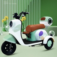 M-8/ Electric Car Tricycle Internet Celebrity New National Standard Electric Adult Lady Pick-up Children Leisure Battery
