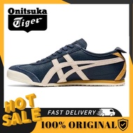 Onitsuka Tiger MEXICO 66 Yellow Blue for men and women sport casual shoes