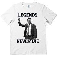 Legend Never Dies - Charlie Kirk Printed T-Shirt - men's T-Shirt Wanita