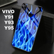 (G98)Glossy Case VIVO Y91/Y93/Y95/ FIRE Motif