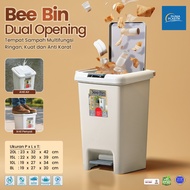 Trash Can Minimalist Home Trash Can (With Step + Lid) 8 Liter 10 Liter 15 Liter 20 Liter tong sampah