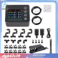 [Pretty] 4 Nozzles Electronic Spraying Set Double Pump Irrigation Timer System Irrigation Timer