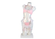 法式女僕情趣內衣組 (粉色)