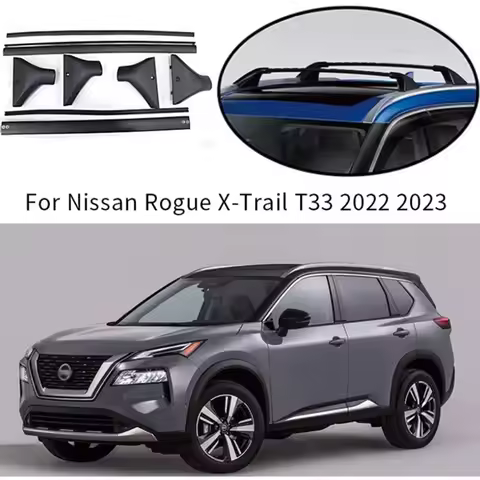 Roof Racks Cross Bar Fit For Nissan X-Trail Rogue T33 2021 2022 2023 2024 Top Roof Rack Rail Luggage