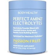 BodyHealth PerfectAmino Electrolytes Powder No Sugar, Hydration Fasting Keto Zero Sugar Electrolytes