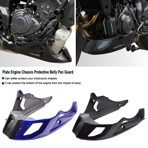 Motorcycle Accessories Chassis Belly Pan Lower Engine Spoiler Fairing Guards 2025 For MT07 MT 07 MT-