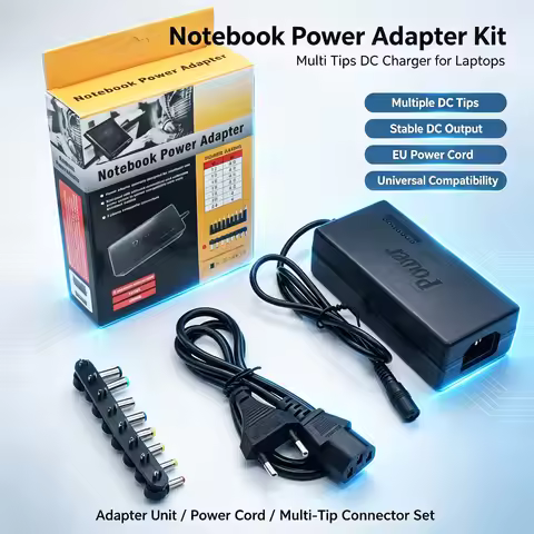 96W Universal PortableAC Laptop Power Adapter 12V 15V 16V 18V 19V 4.5A 20V 24VCharger For Dell Toshi