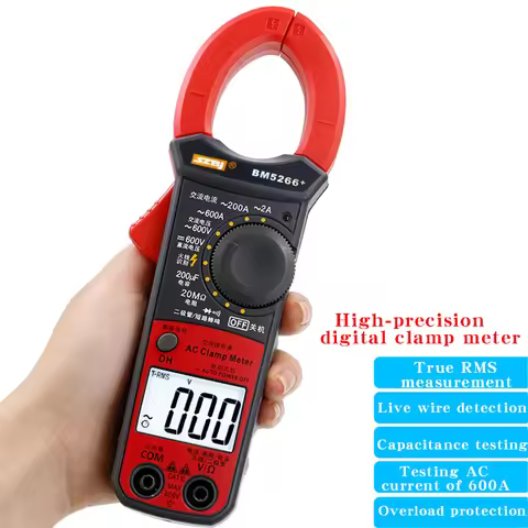SZBJ BM5266 digital clamp multimeter AC ammeter universal meter clamp meter capacitor clamp current 