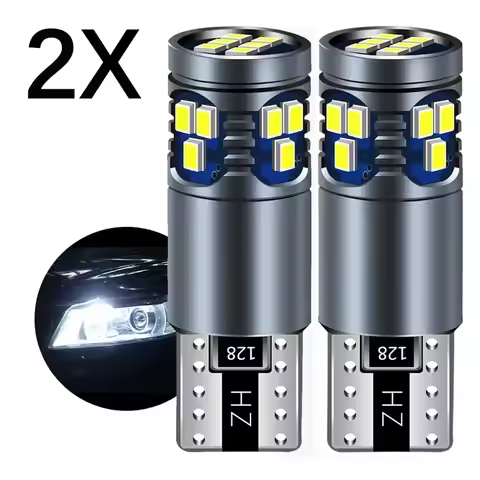 2X T10 LED Canbus No Error W5W LED Bulb Auto Lamp 2016 18SMD Car Interior Light W5YW 194 168 501 LED
