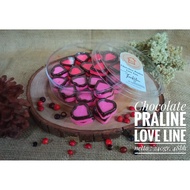 Praline Love Line Chocolate / Custom Chocolate