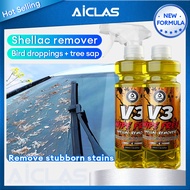 AICLAS Car wash shampoo Foam spray Syelek Getah pokok Agen pembersih Kereta Najis burung Penghilang 