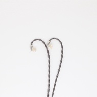 TYJKO XINHS 4Core น้ำมันจุ่มกราฟีนสายหูฟังทองแดงผลึกเดี่ยว2PIN MMCX เหมาะสำหรับ ZiiGaat NUO TANGZU D