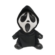 17/23cm Plush Ghostface Toy Cartoon Game Black Ghostface Stuffed Plush Doll Movie Reaper Is Here Hor