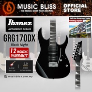 Ibanez GIO GRG170DX Electric Guitar - Black Night / Silver