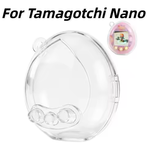 For Tamagotchi Nano Clear Protective Case Transparent PC Hard Shell Cover Skin Accessories
