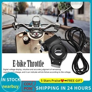 [IN STOCK]12V - 99V E-bike Scooter Twist  Throttle Grip W/ LCD Battery Display With Keys