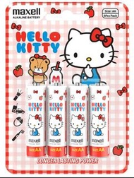 Maxell - Hello Kitty 🎀Little Twin Star⭐ AA鹼性電池 8粒裝