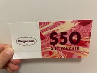 Haagen Dazs $50 雪糕券 Ice cream coupon