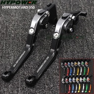 For DUCATI HYPERMOTARD 950 2019-2022 Motorcycle Accessories CNC Adjustable Folding Extendable Handle Bar Brake Clutch Levers