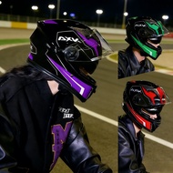 AKA/AXK 557 Full Face Helmet: Dual Visor + UV Protection for Safe & Stylish Rides