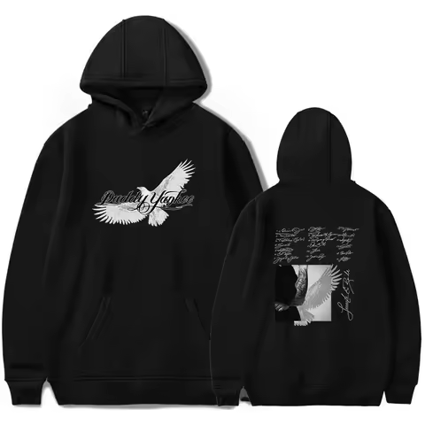 Daddy Yankee LAMENTO EN BAILE Hoodie Unisex retro fashion long sleeved hooded sweatshirt sportswear
