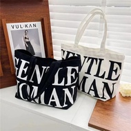 GENTLE WOMAN CANVAS TOTE BAG - LARGE TOTE BAG Gentle Woman Bag