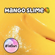 Fonfleurs Slimes 🇸🇬 Mango Fruit Glossy Slime Scent Yellow Orange Children Kids Toys Gift Food Simula