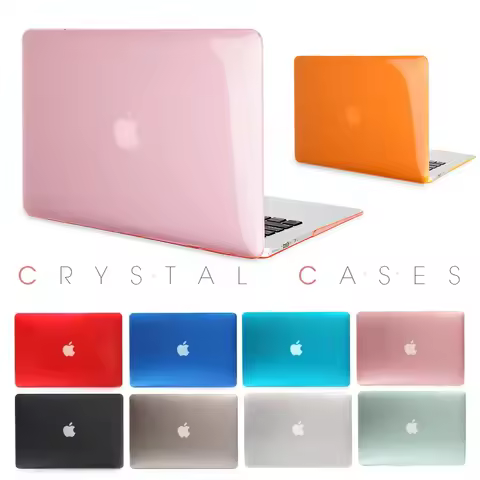 Crystal Laptop Case For Apple Macbook Air A1466 Pro A1708 Retina 1112 15 13.3 inch with Touch Bar Ma