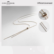 COCOSHNIK 10K Gold Y Necklace gold necklace long necklace for women Made in Japan