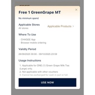 Chagee Voucher 霸王茶姬代卷