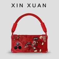 新年手机壳 Selamat Tahun Kuda Sesuai untuk kes telefon bimbit Redmi K80 Extreme Edition REDMI K90Promax b