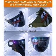 Glass Helmet Standard caberg Takachi JPX double visor caberg Vulcan Clear Rainbow