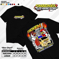 Chicken Racing T-Shirt Latest Racing Chicken/ and 24S Combed