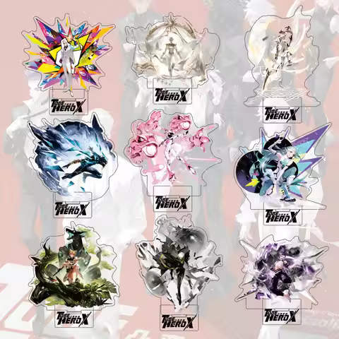 anime TO BE HERO X acrylic character X loli Lucky Cyan Ghostblade standing model base desktop decora