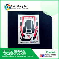 Crimson Glory White Special Decal Sticker