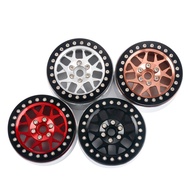 PYFORE 2.2In Aluminum Alloy Metal Wheel Hub Tires 64*35mm 12mm Adapter for 1/10 1/8 RC Model Car Cra