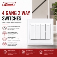 HIMEL ADVANCED SERIES 4 GANG 2 WAY SWITCH